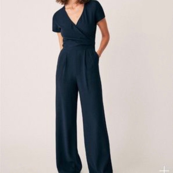 Sezane Pants - Sezane Margaux Jumpsuit in Navy size 4